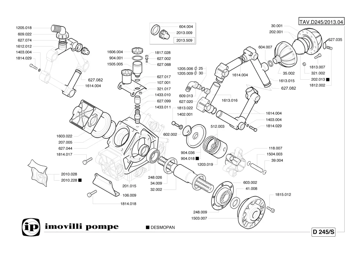 Imovilli D245S Parts Manual
