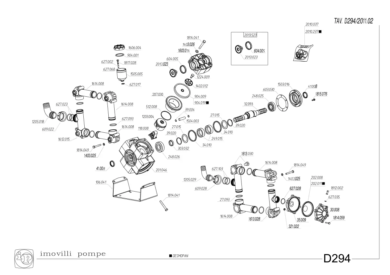 Imovilli D294 Parts Manual