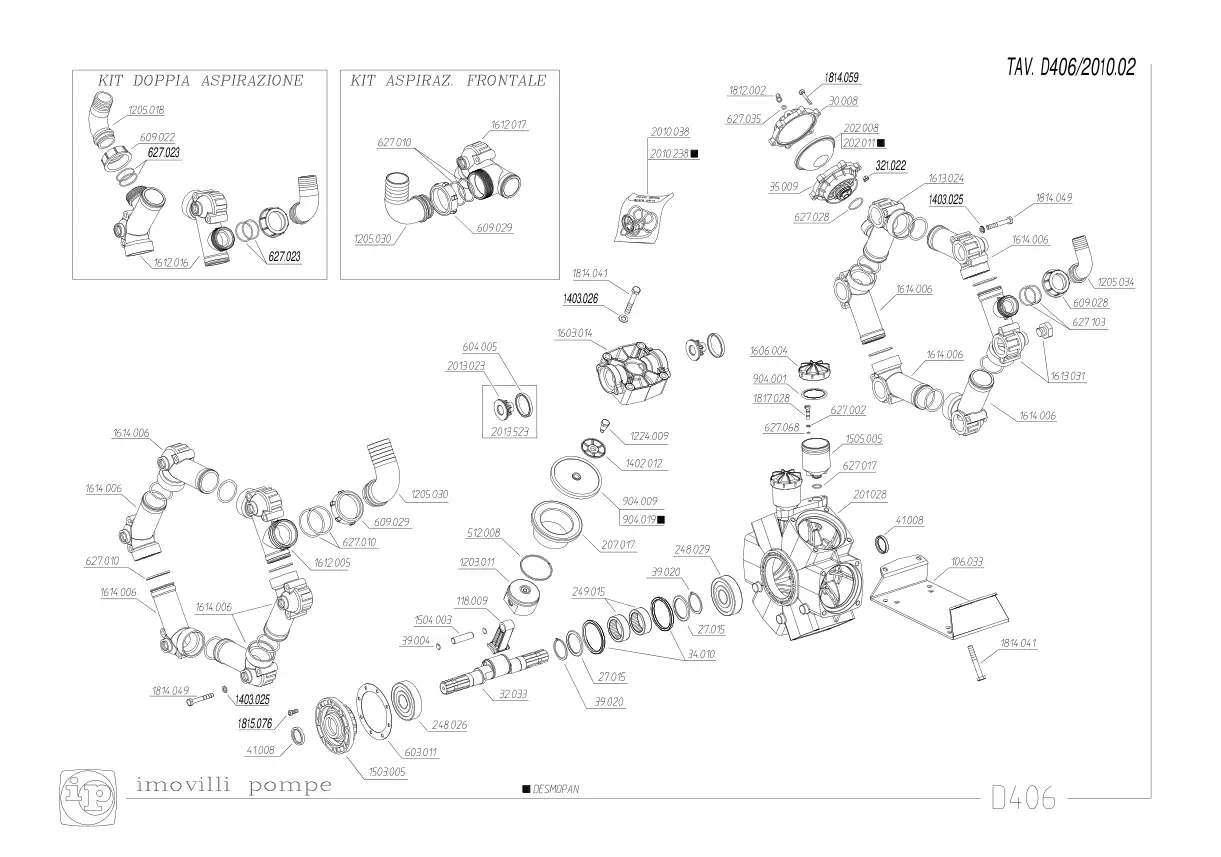 Imovilli D406 Parts Manual