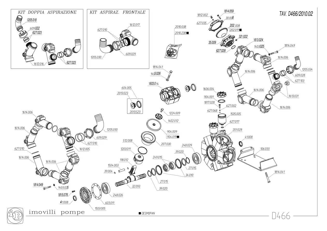 Imovilli D466 Parts Manual