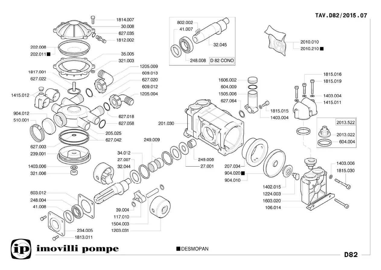 Imovilli D82 Parts Manual