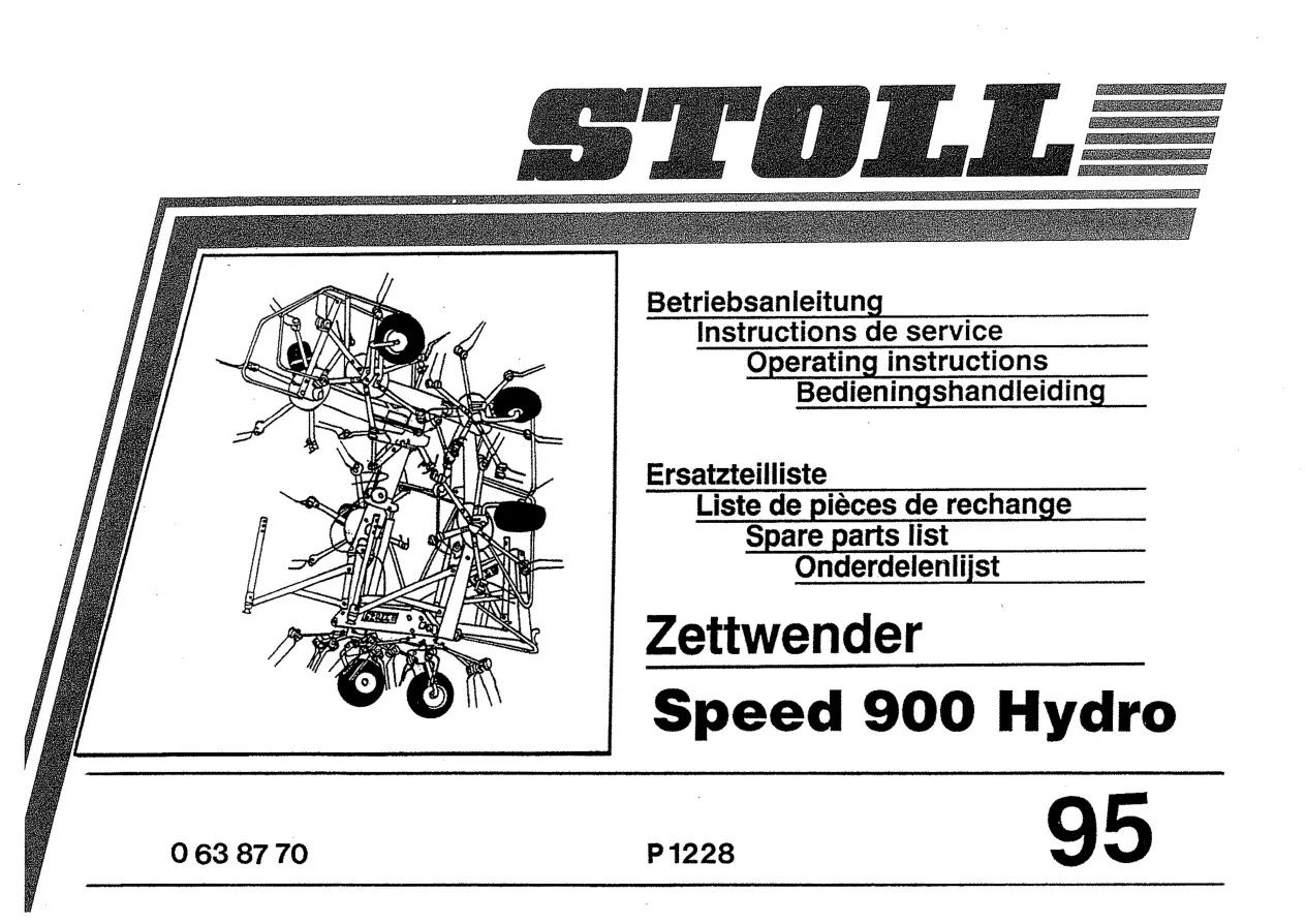 JF Stoll 900 Parts Manual