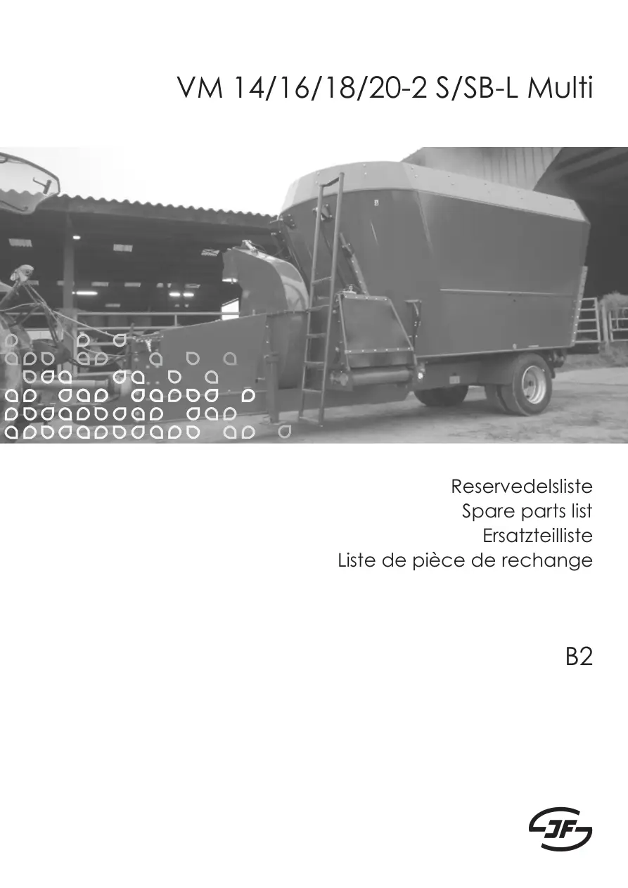 JF Stoll Vm 14 16 18 20 2S Sb L Parts Manual