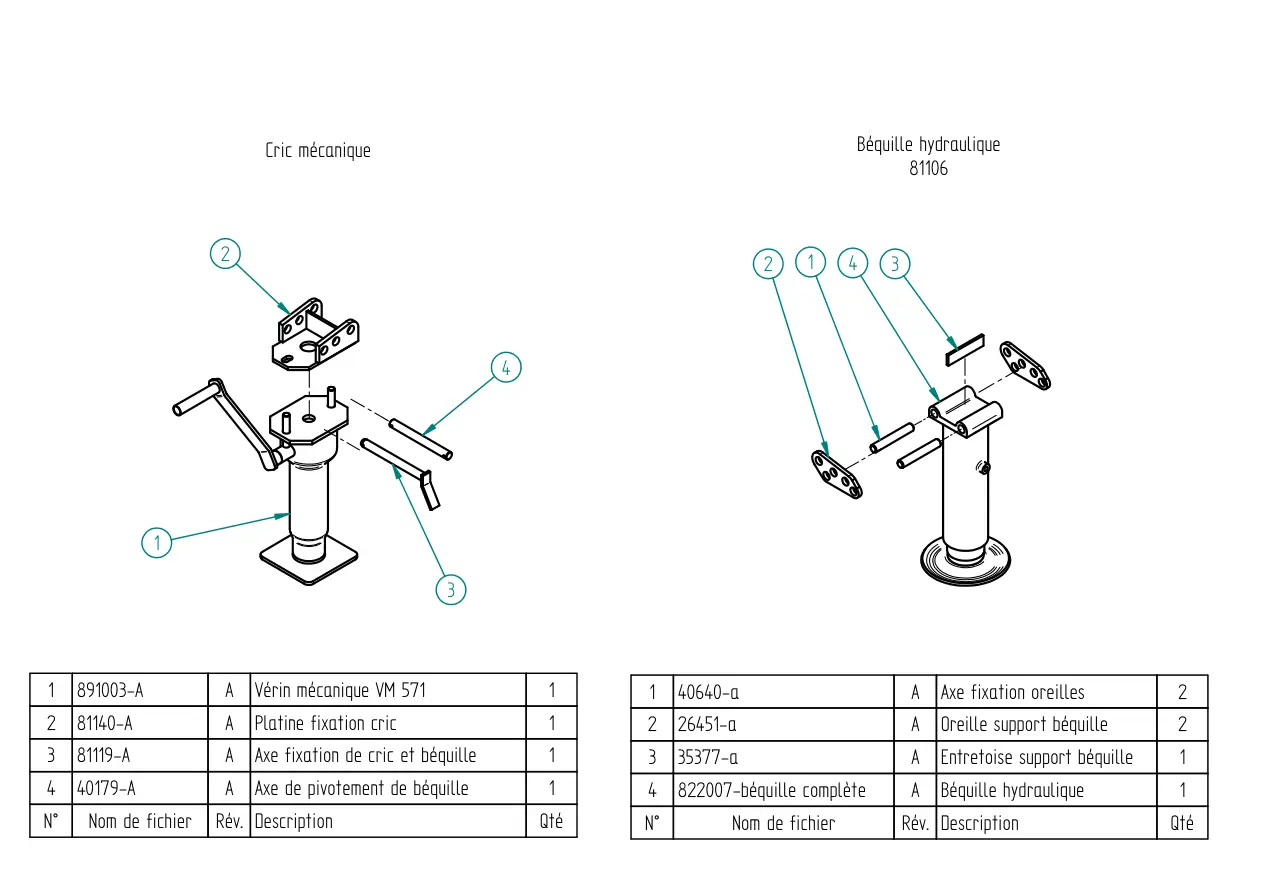 Jeantil Evr Crick Parts Manual