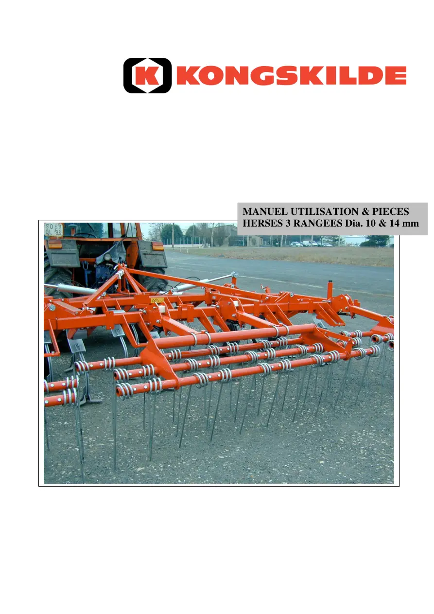Kongskilde Tm Parts Manual