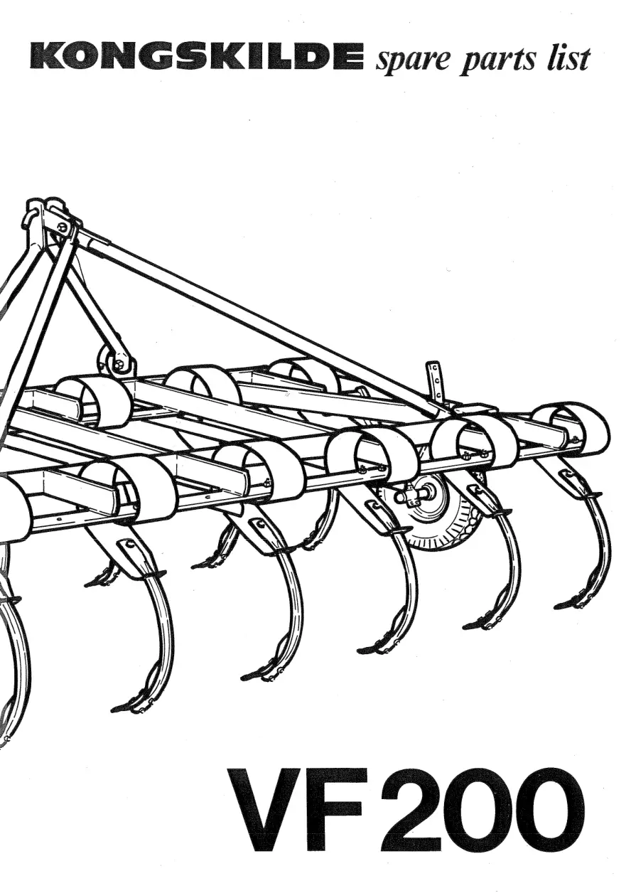 Kongskilde Vf200 Parts Manual