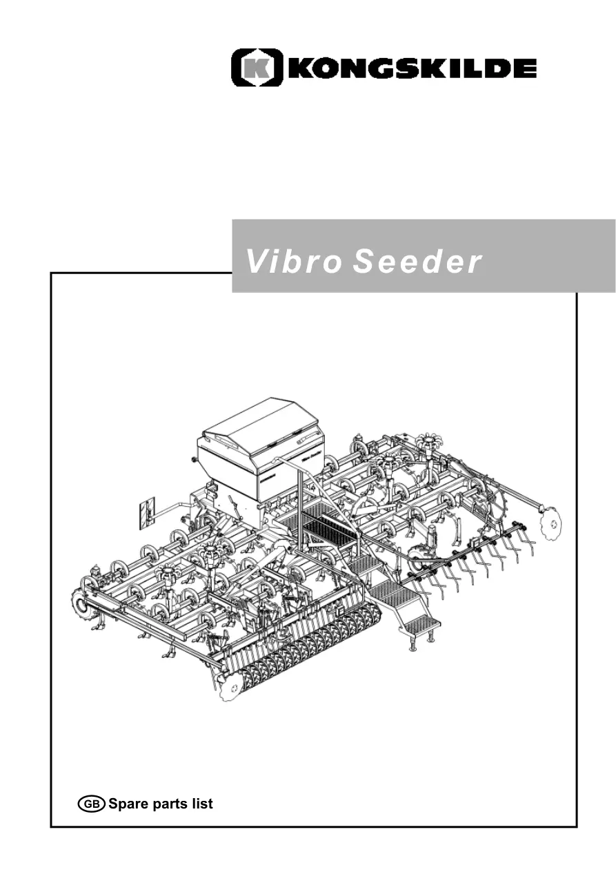 Kongskilde Vibro Parts Manual