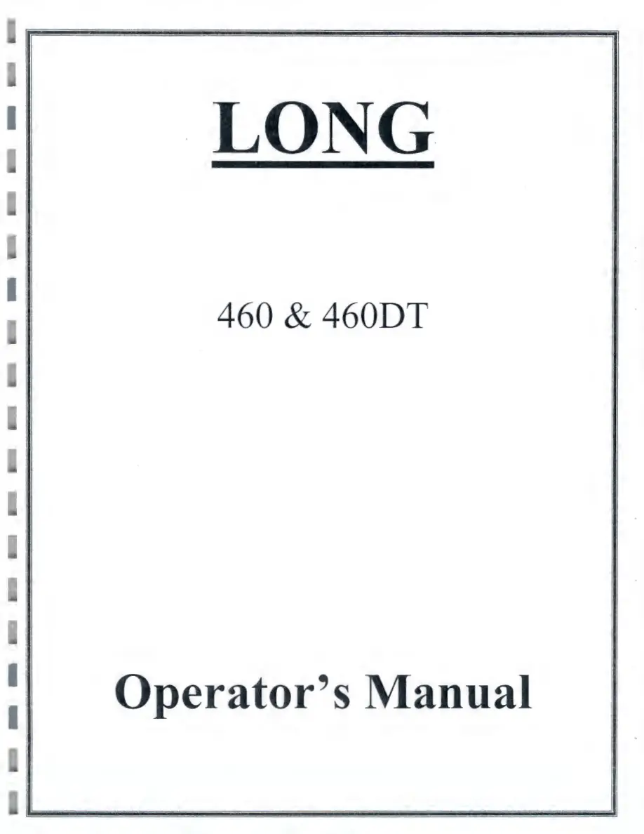 Long 460 Operators Manual