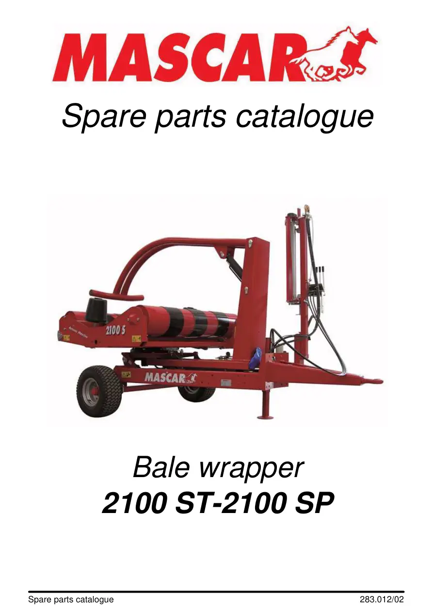Mascar 2100 Parts Manual