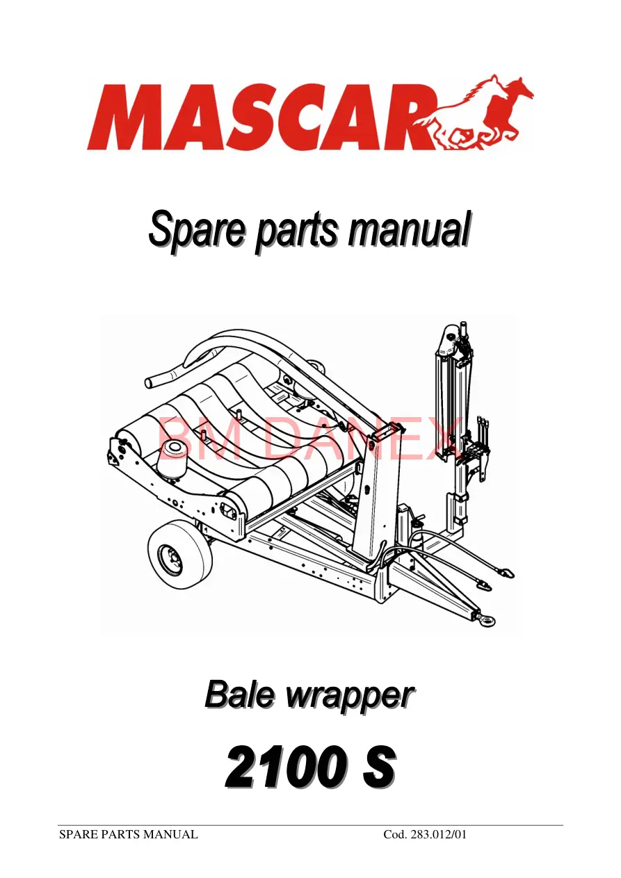 Mascar 2100S Parts Manual