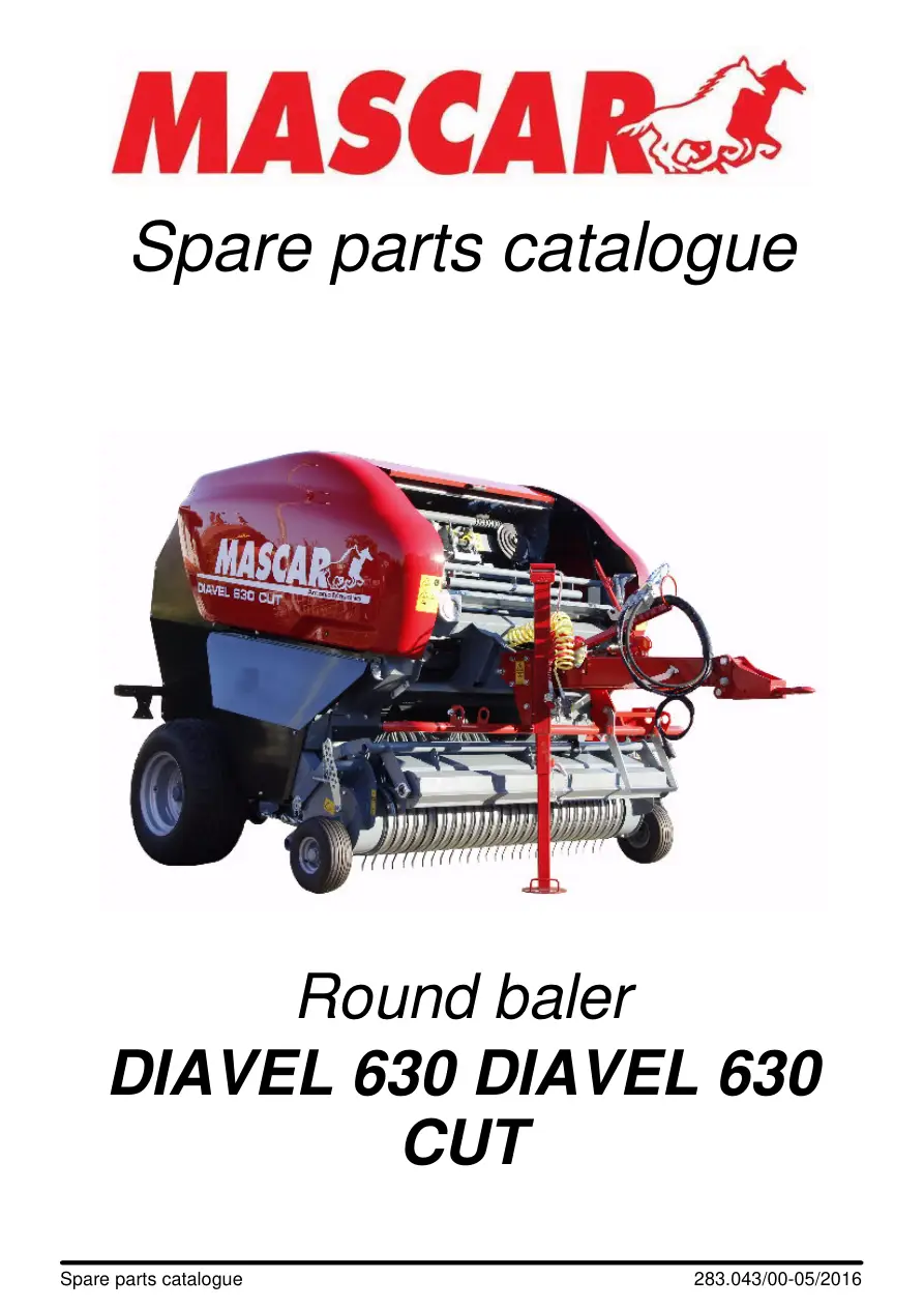 Mascar Diavel 630 Diavel 630 Parts Manual