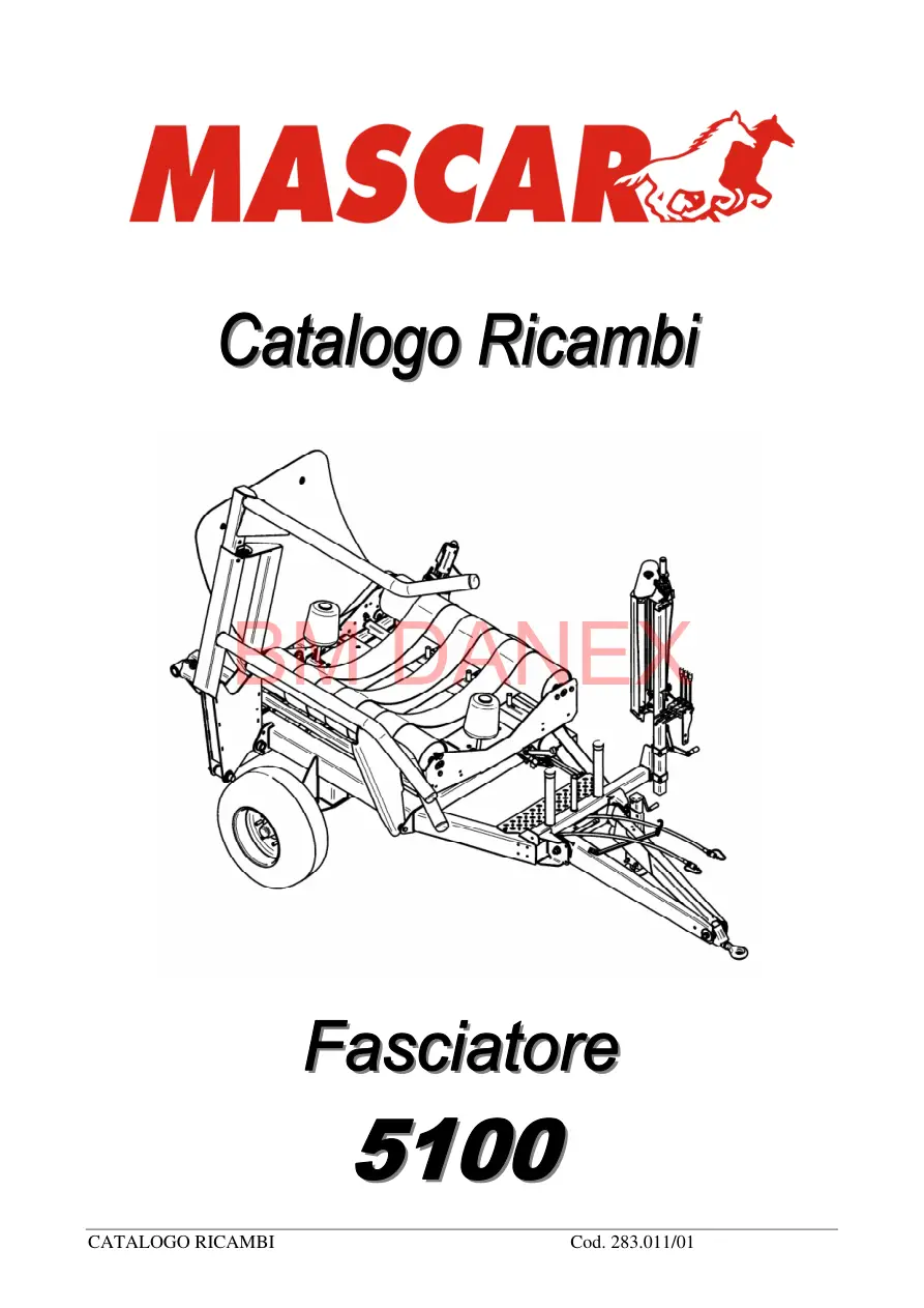 Mascar Fasciatore 5100 Parts Manual