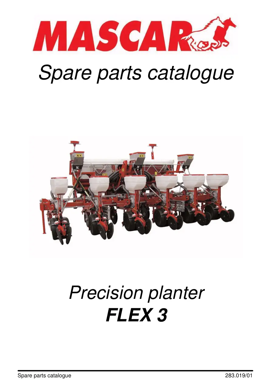 Mascar Flex 3 Parts Manual