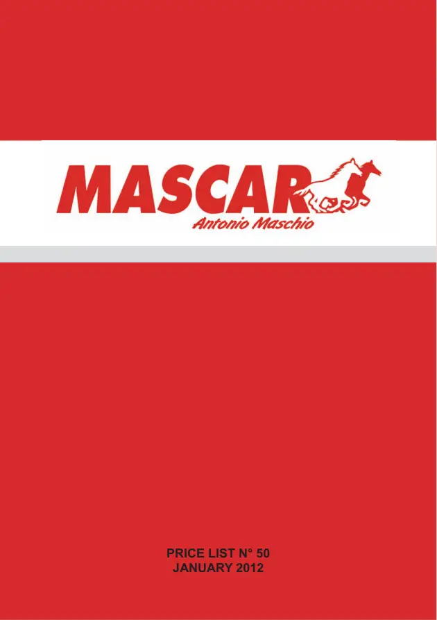 Mascar Discs Parts Manual