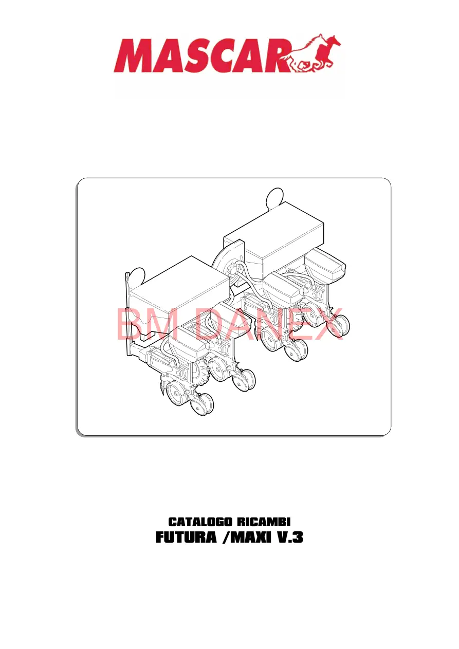 Mascar Futura Maxi V.3 Parts Manual