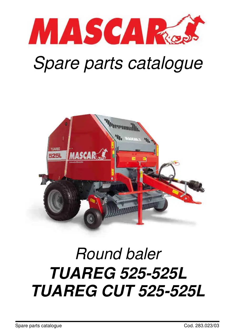 Mascar Tuareg 525 Tuareg 525 Parts Manual