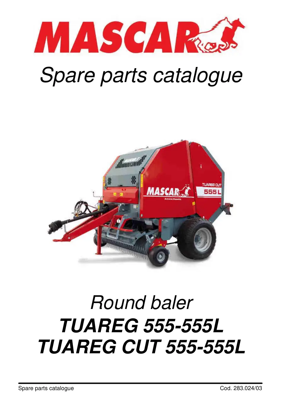 Mascar Tuareg 555 Tuareg 555 Parts Manual
