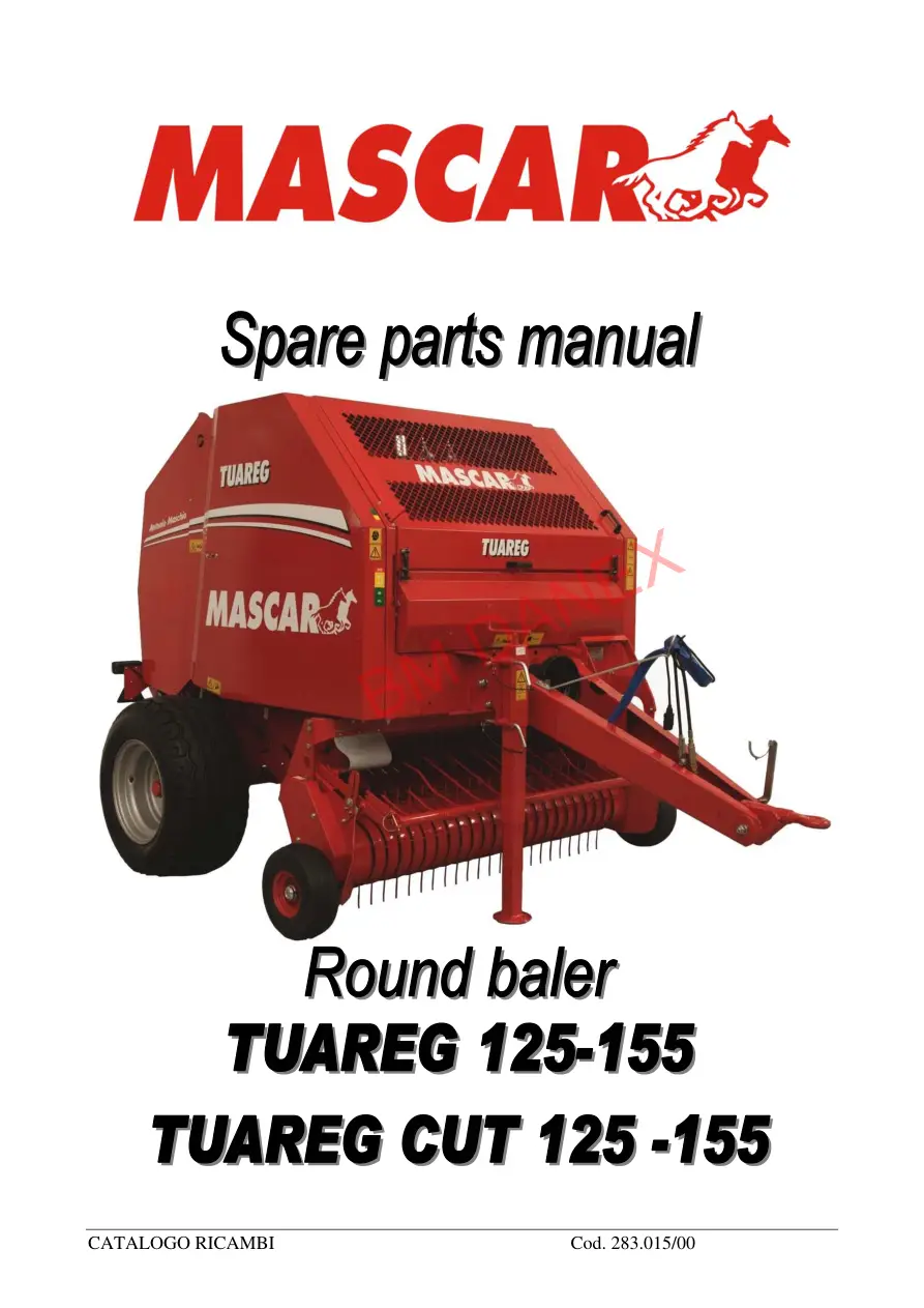 Mascar Tuareg 125 155 Parts Manual