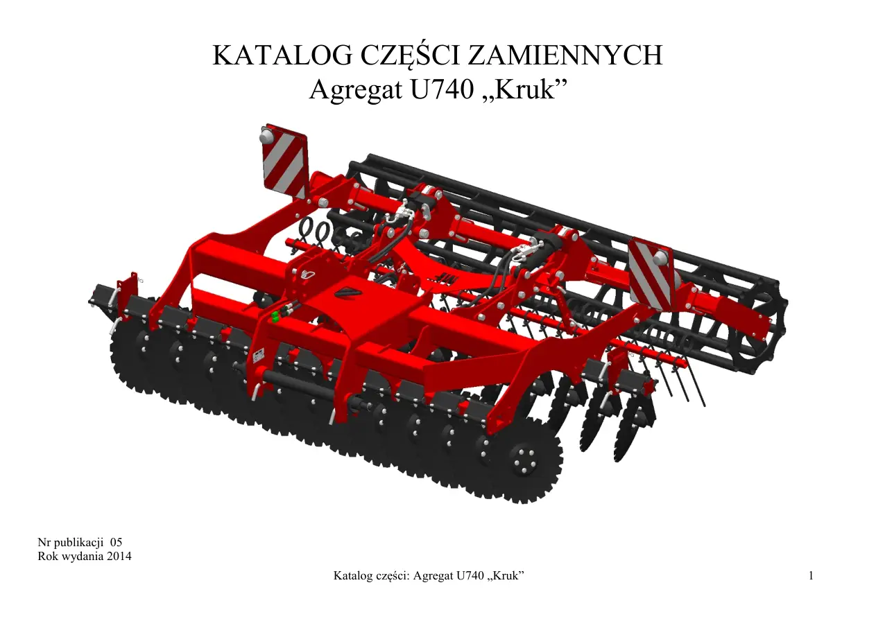 Metal-Fach Metal Fach U740 Disc Parts Manual