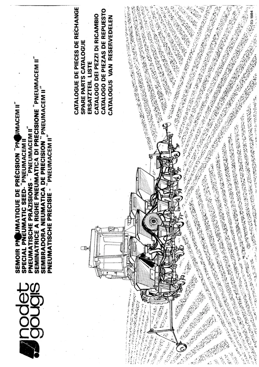 Nodet Pneumasem Ii Parts Manual