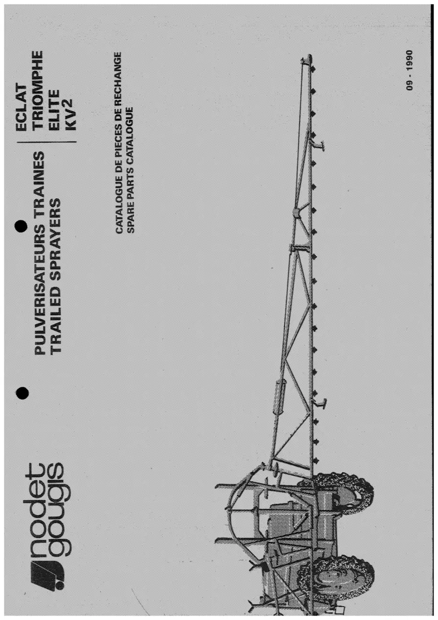 Nodet Triomphe Elite Kv2 Parts Manual