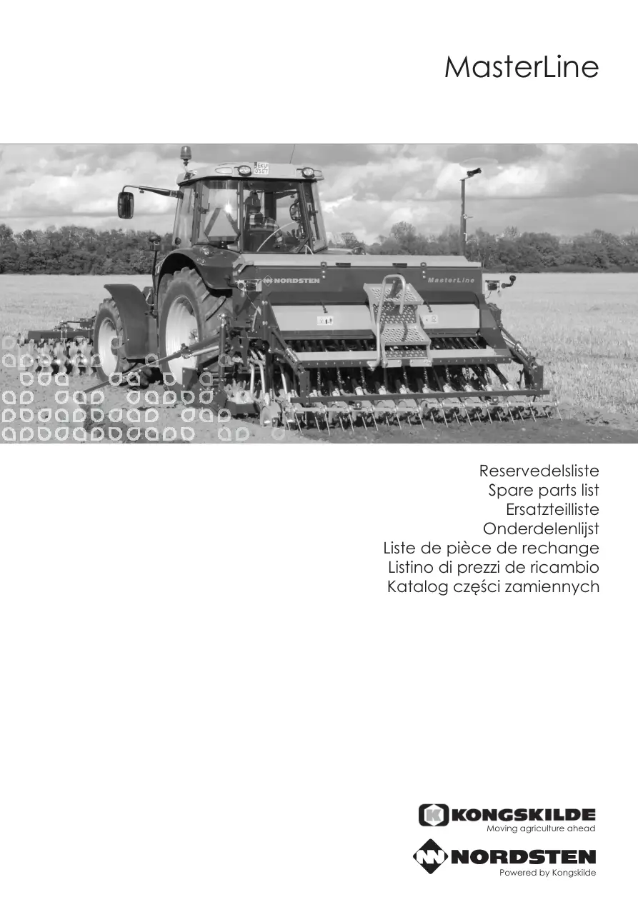 Nordsten Masterline Parts Manual