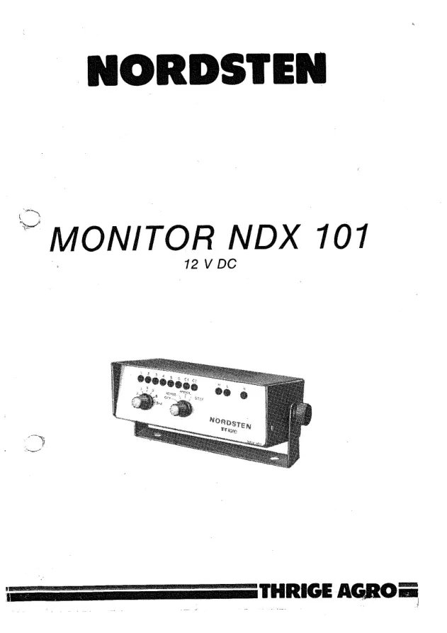 Nordsten Ndx 101 Parts Manual