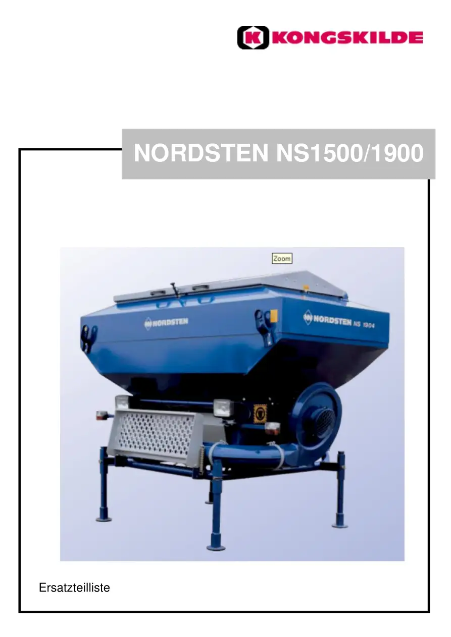 Nordsten Ns 1500 1900 1900 Parts Manual