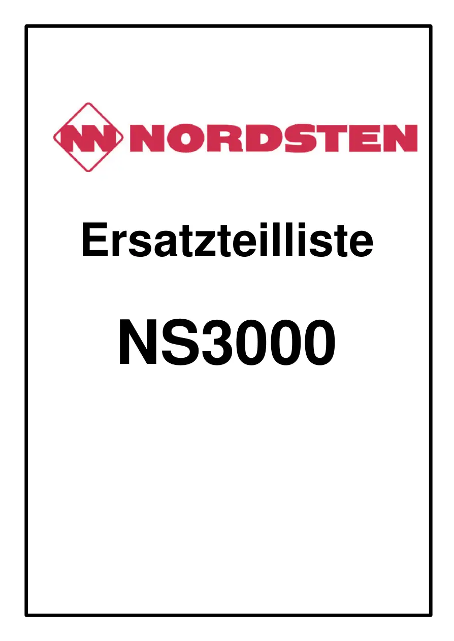 Nordsten Ns 3000 C Parts Manual