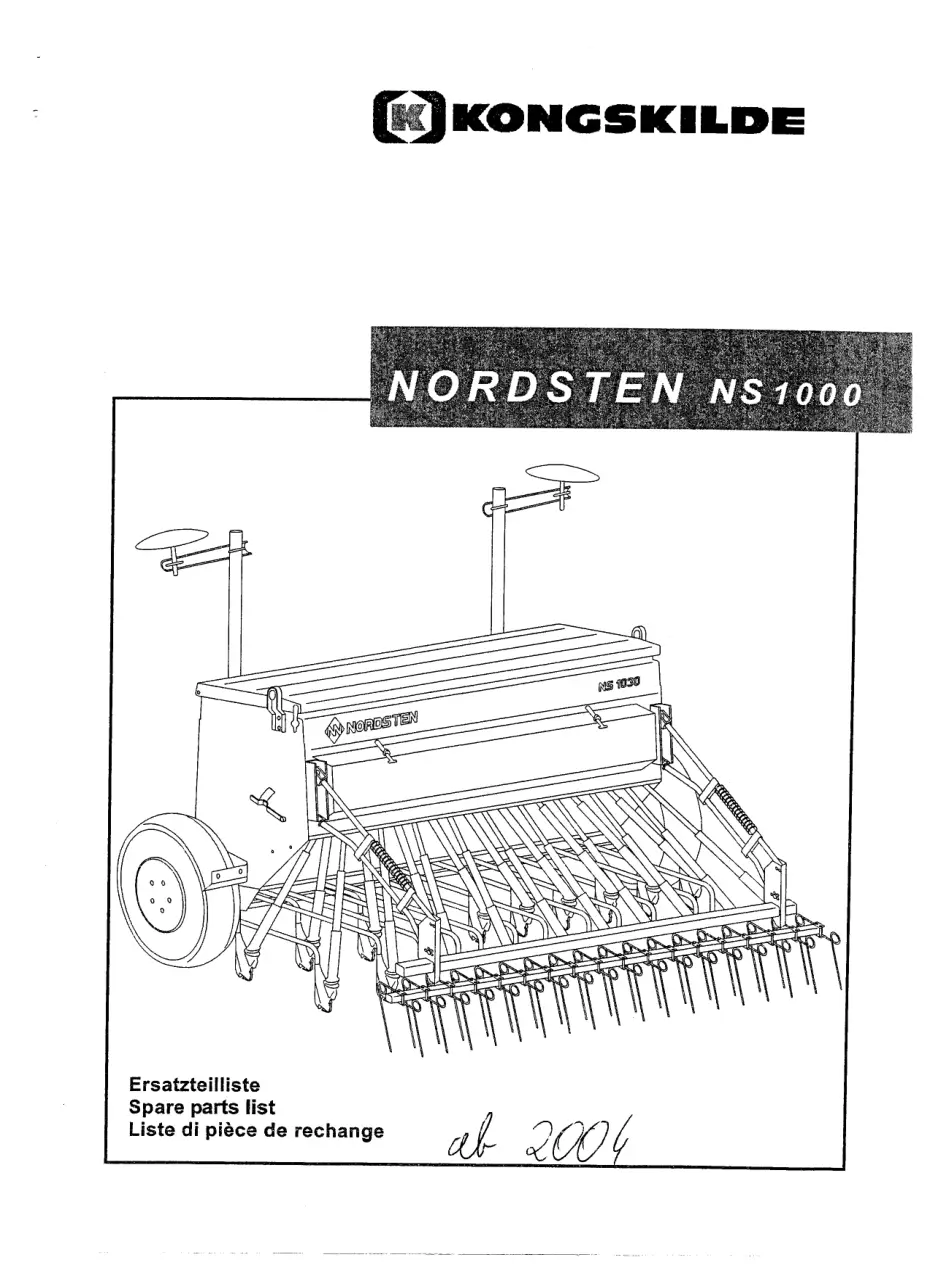 Nordsten Norsten Ns 1000 Parts Manual