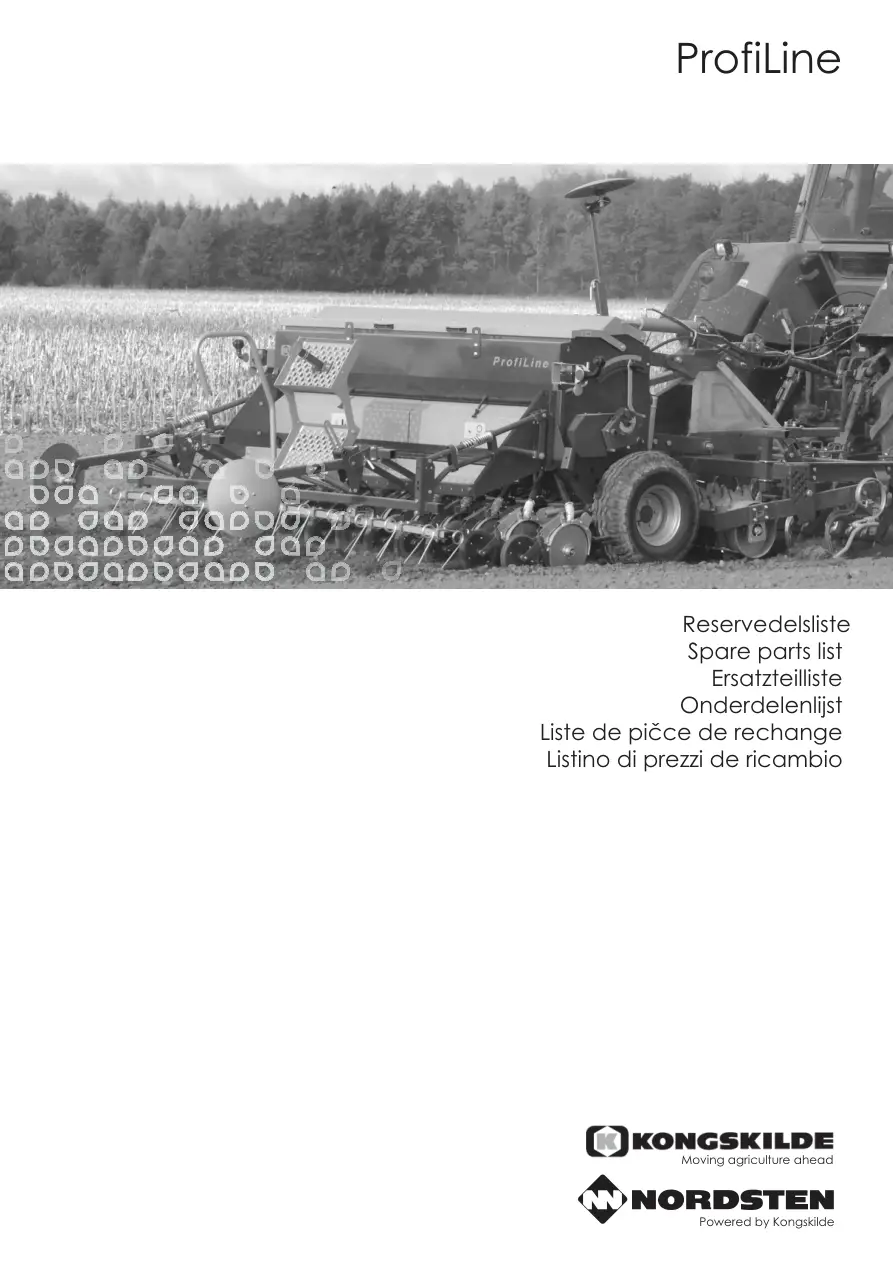 Nordsten Profiline Parts Manual