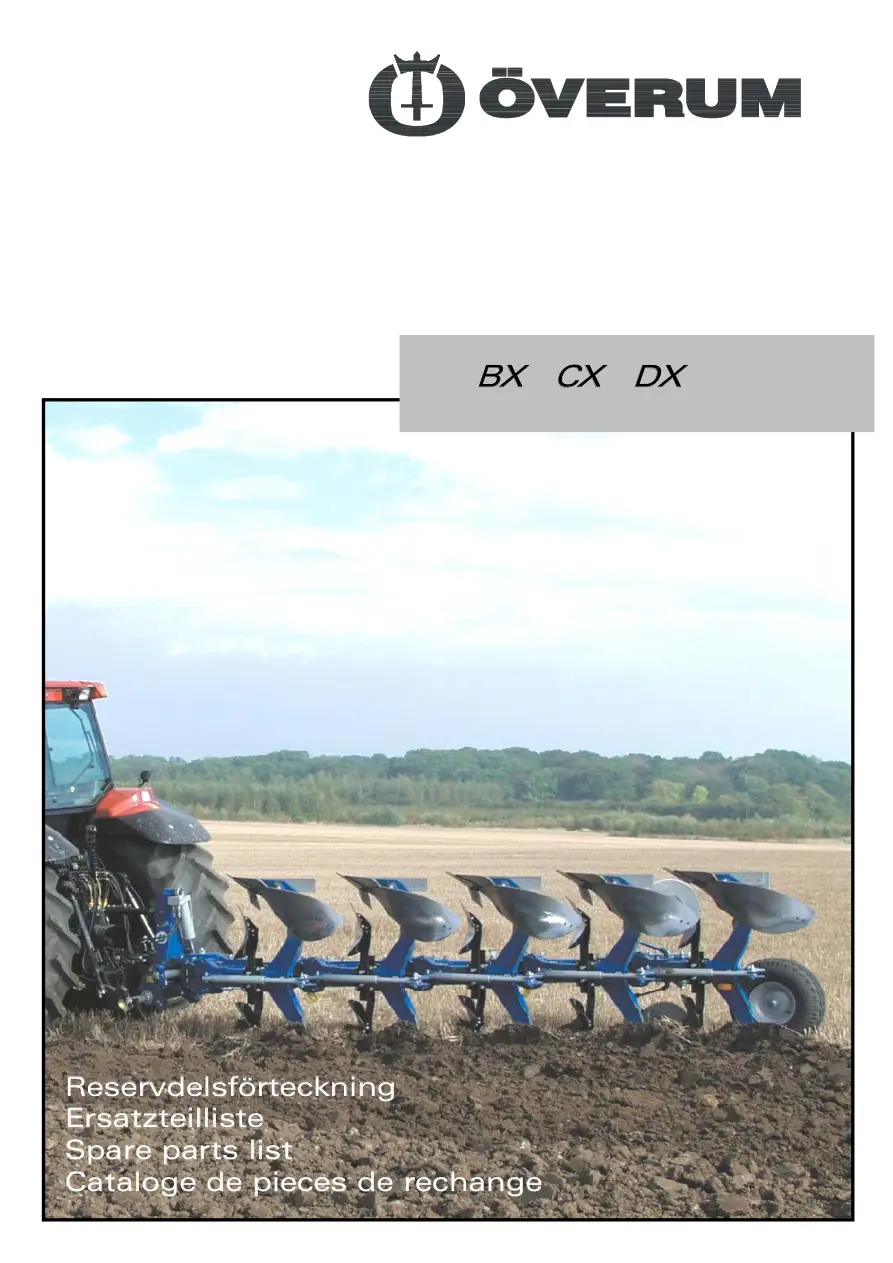 Overum Bx Cx Dx 2006 Parts Manual