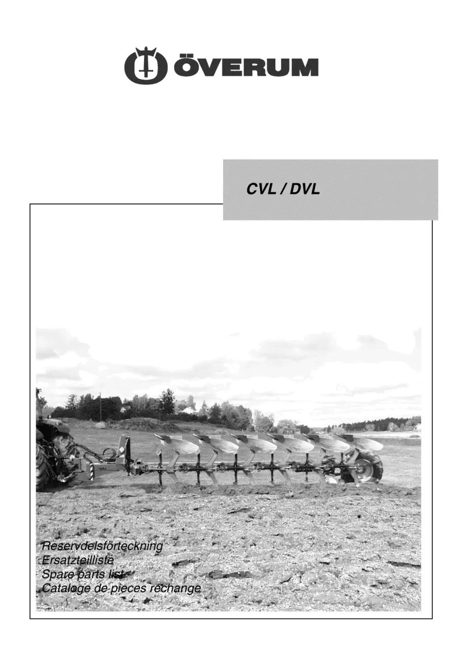 Overum Cvl Dvl 2003 Parts Manual