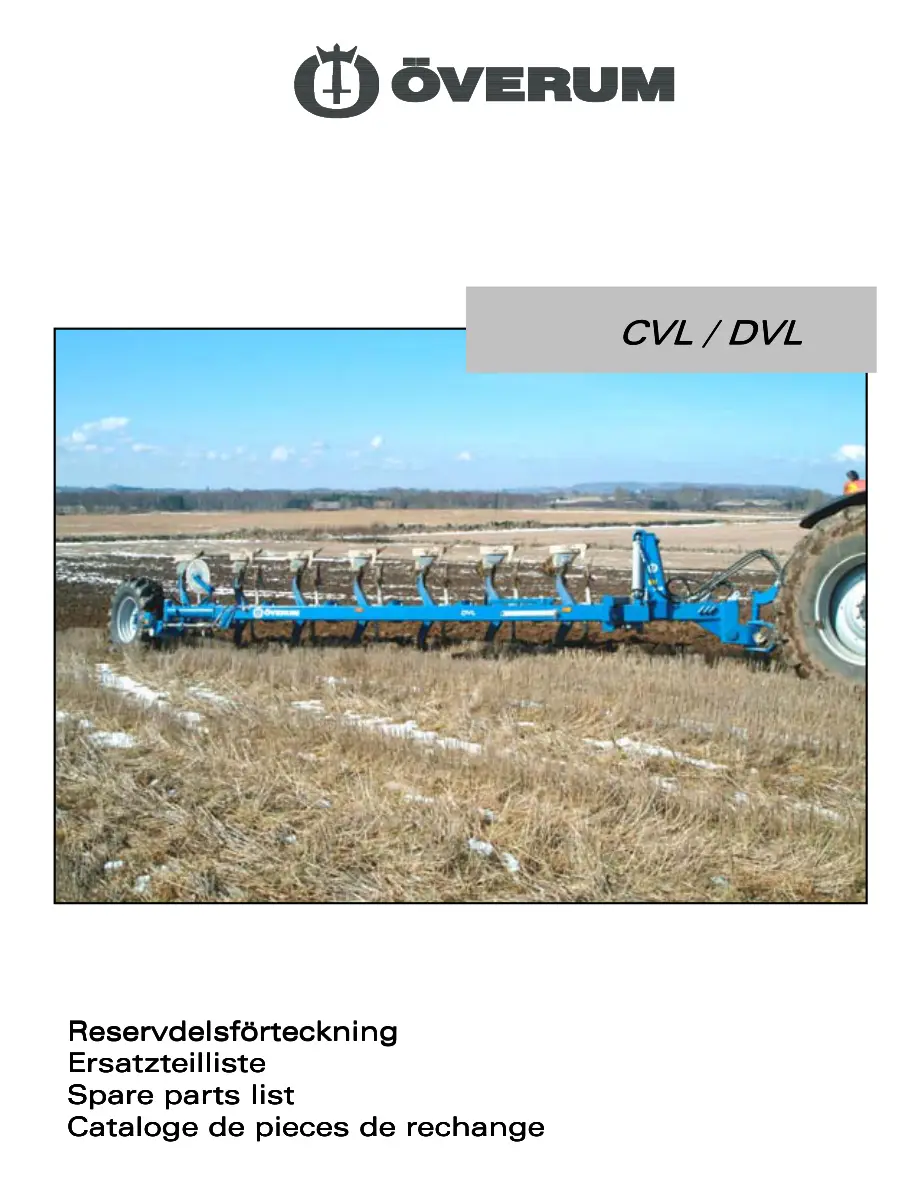 Overum Cvl Dvl 2006 Parts Manual