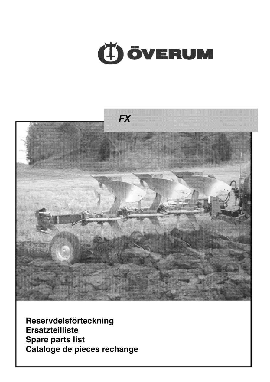 Overum Fx 2004 Parts Manual