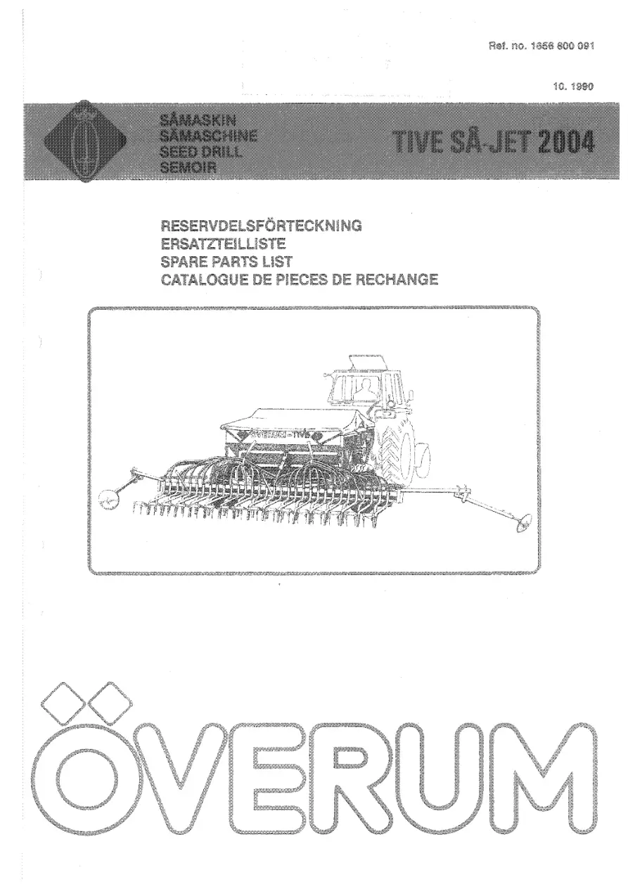 Overum Tive Sa Jet 2004 Parts Manual