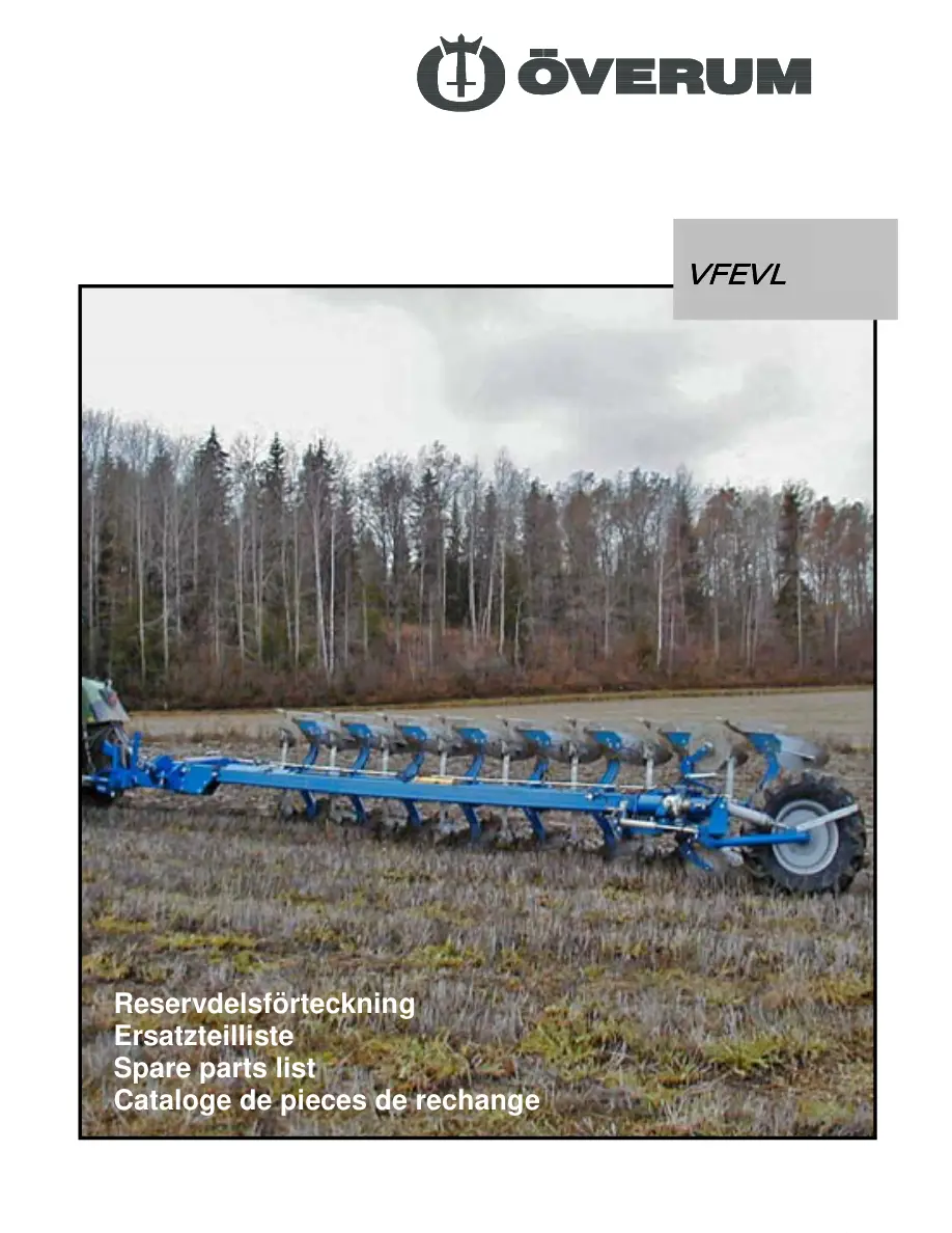 Overum Vf Evl 2008 Parts Manual