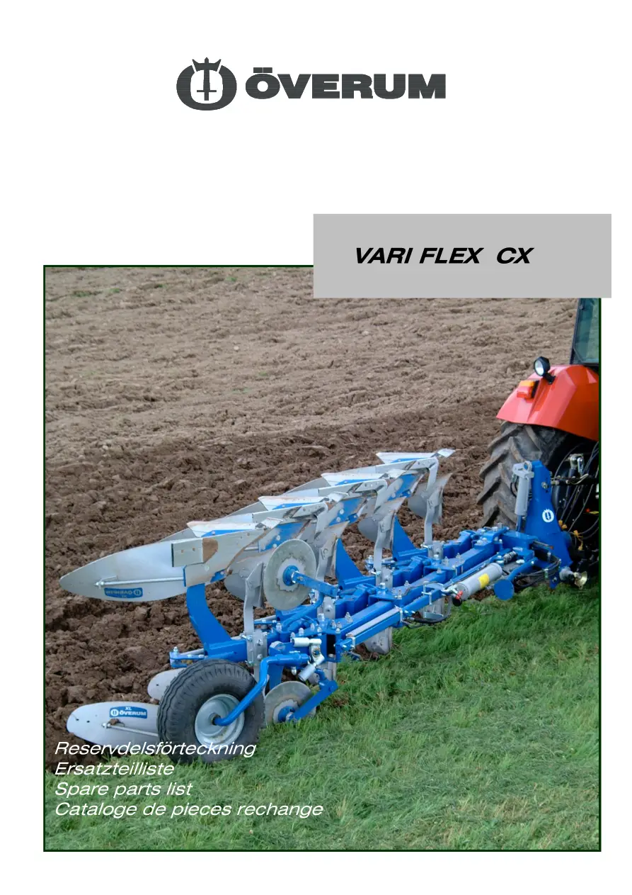 Overum Flex Cx 2006 Parts Manual
