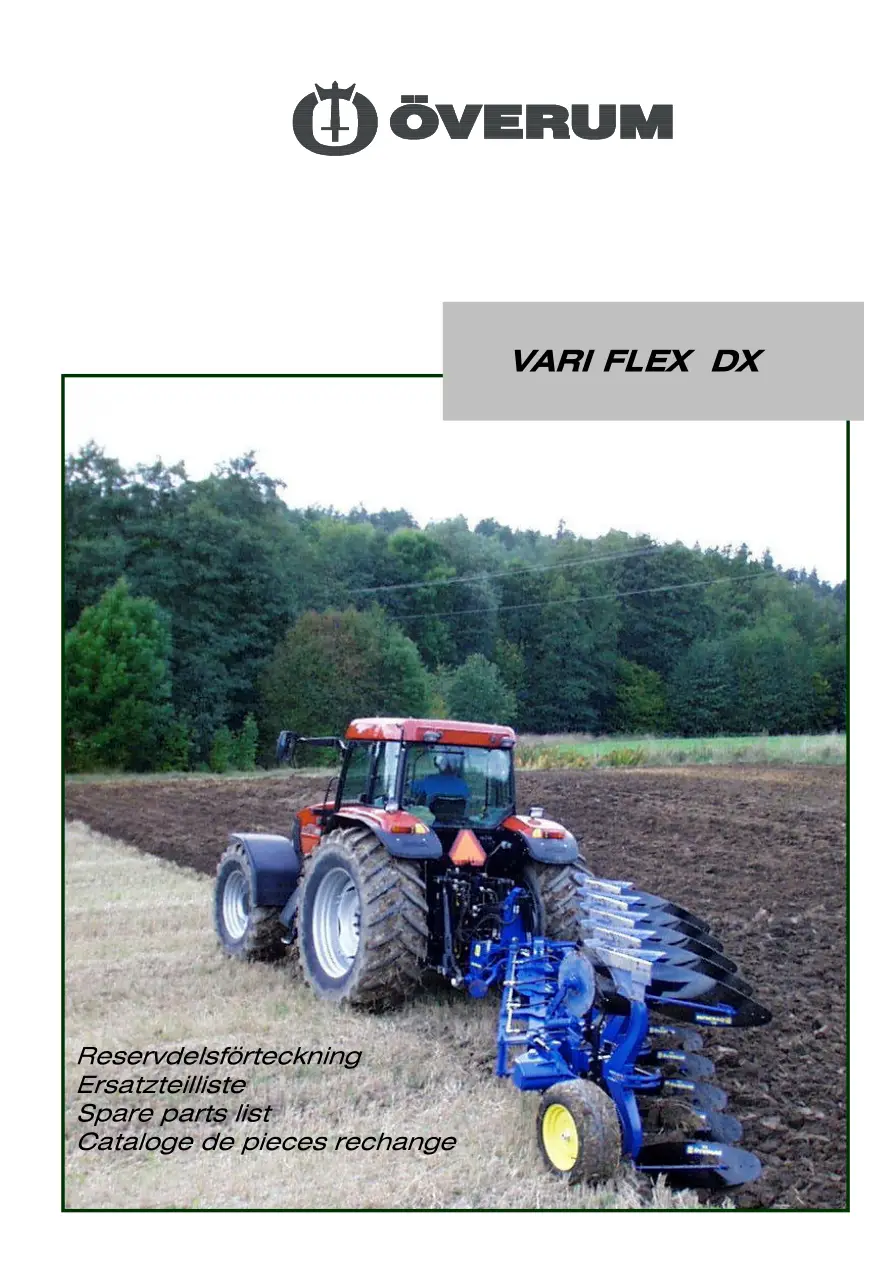 Overum Flex Dx 2006 Parts Manual