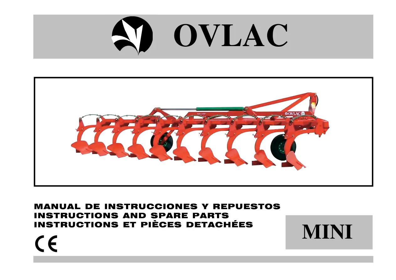 Ovlac Mini Parts Manual