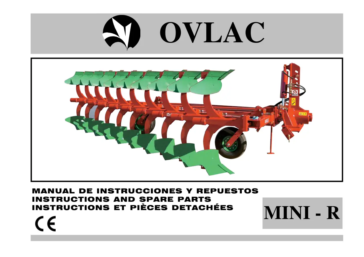 Ovlac Mini Rev Parts Manual