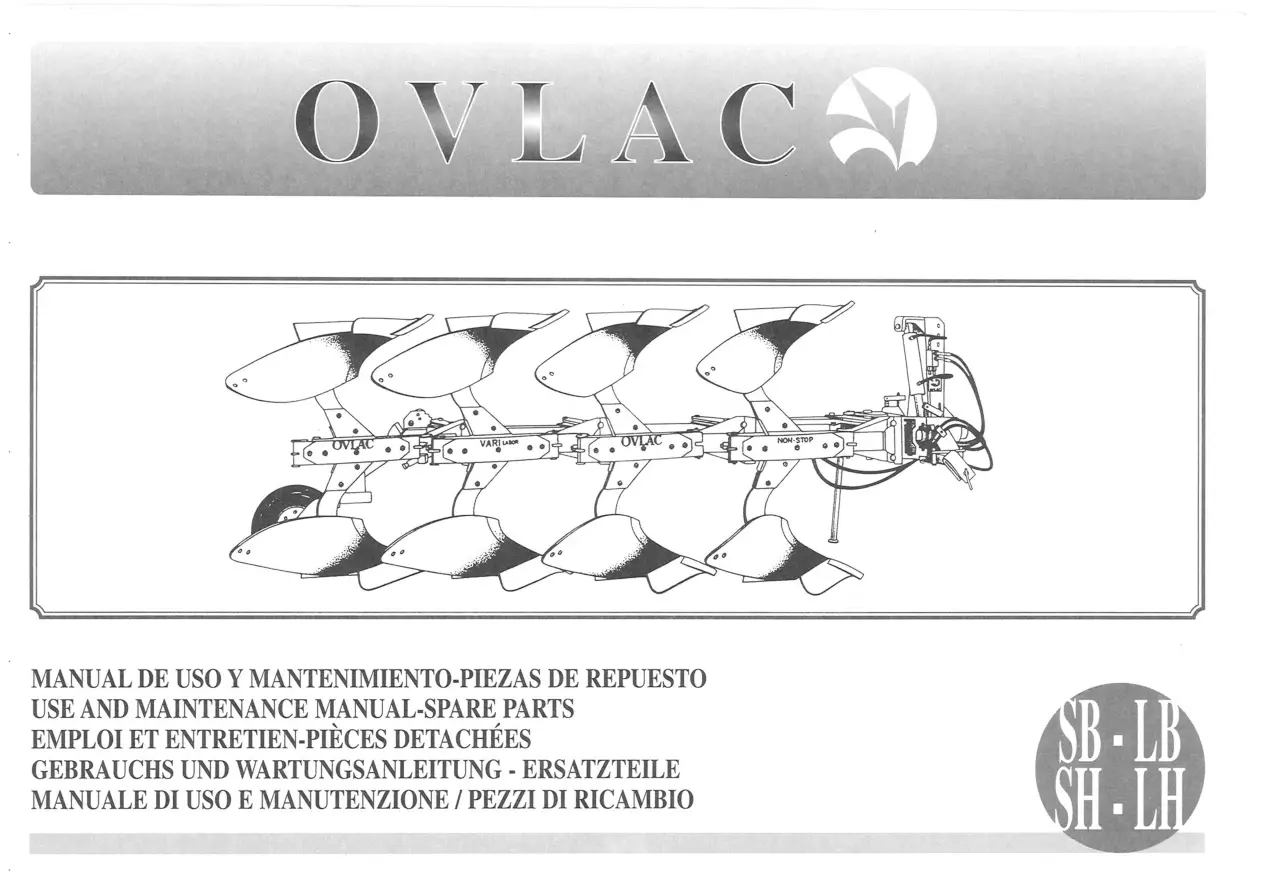 Ovlac Sb Lb Sh Lh 2006 Parts Manual