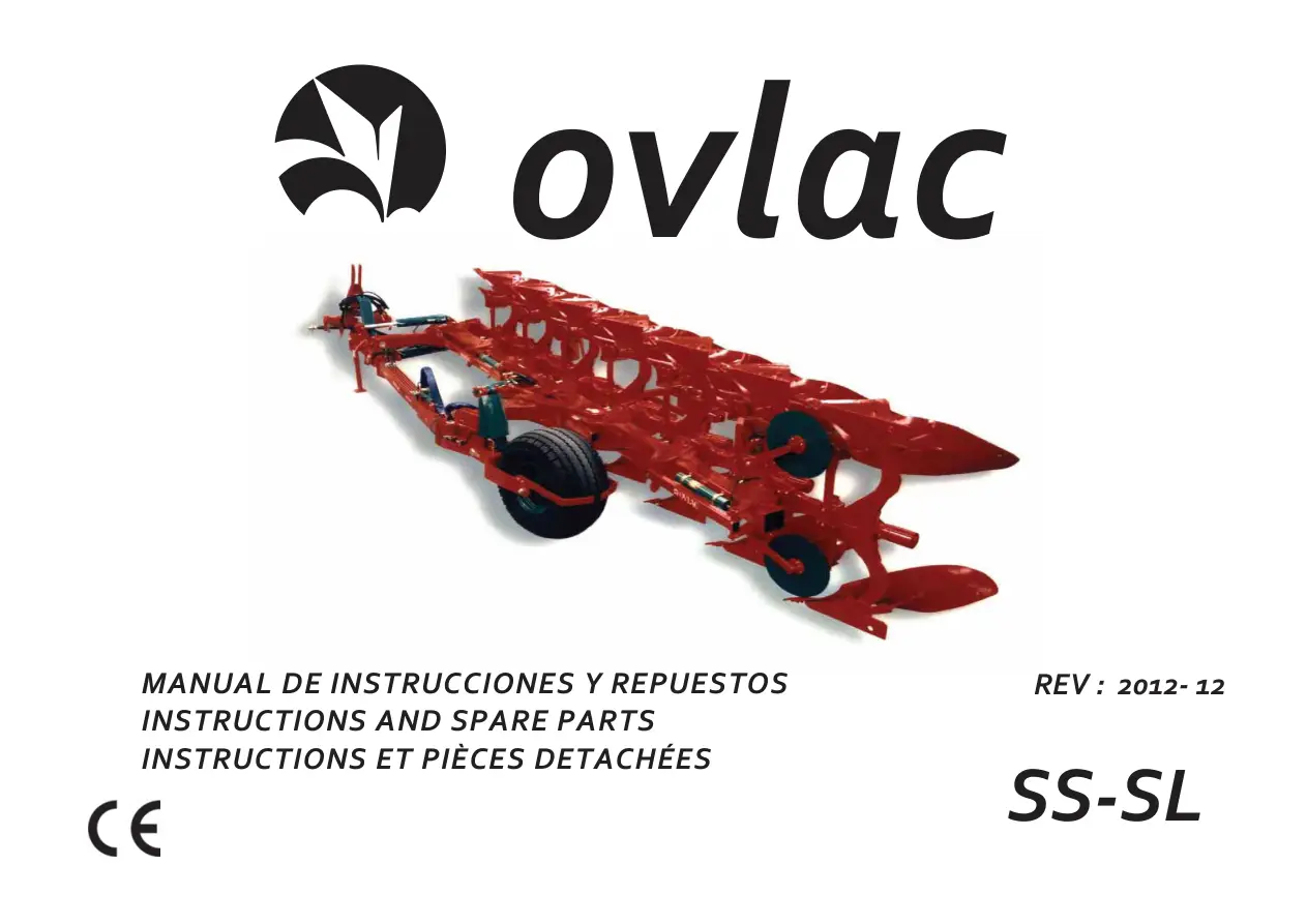 Ovlac Ss Sl 2012 Parts Manual