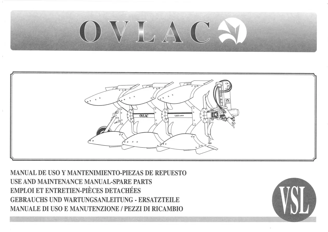 Ovlac Vsl Parts Manual