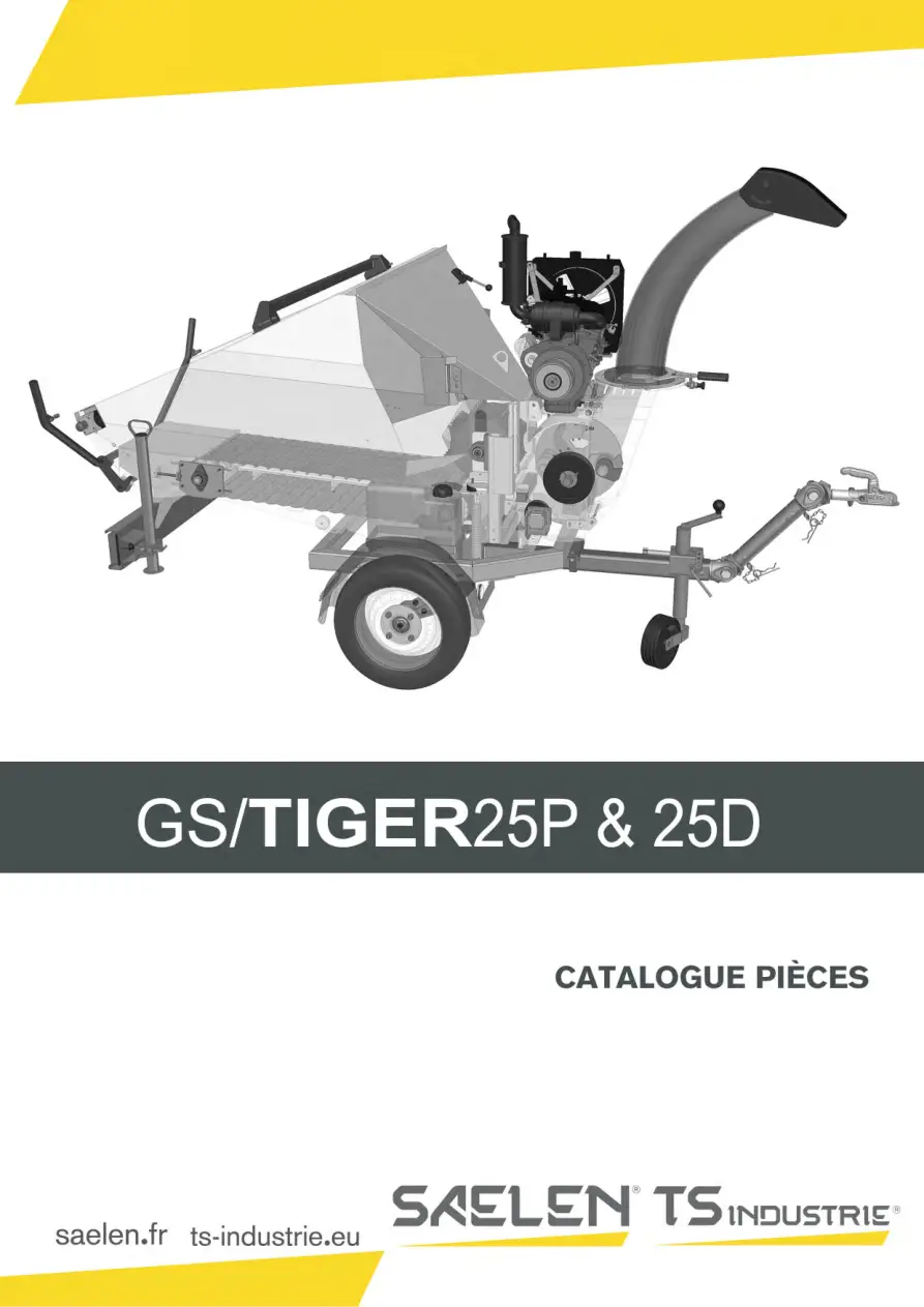 Saelen Ts Industrie Gs Tiger 25P 25D Parts Manual