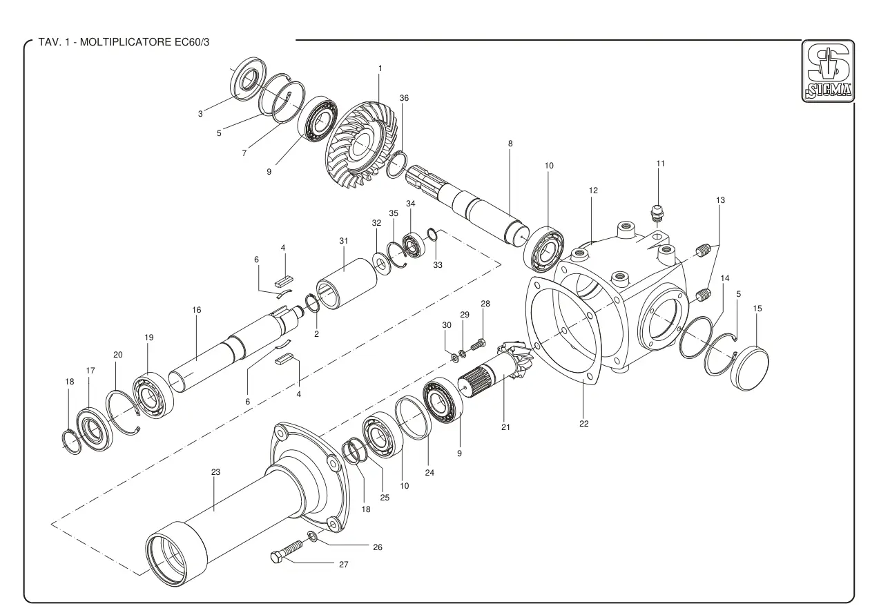 Sicma Ec60 3 Tr 2005 Parts Manual