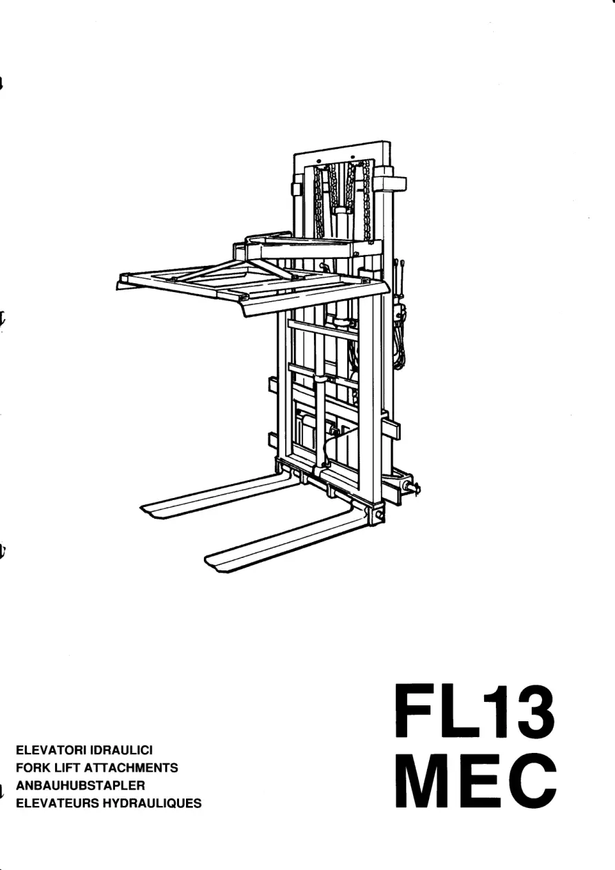 Sicma Fl13 Mec Parts Manual
