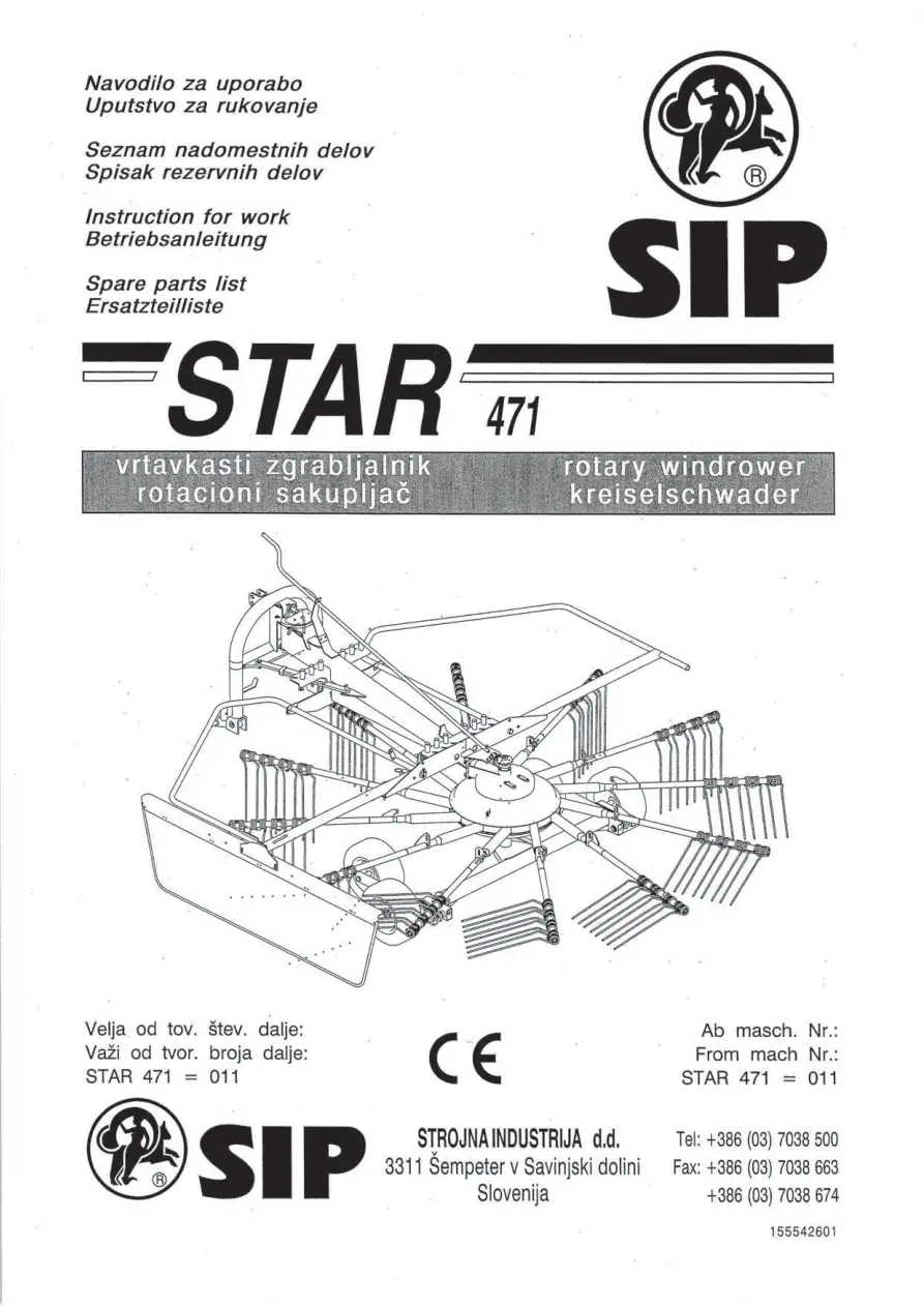 SIP 471 Parts Manual