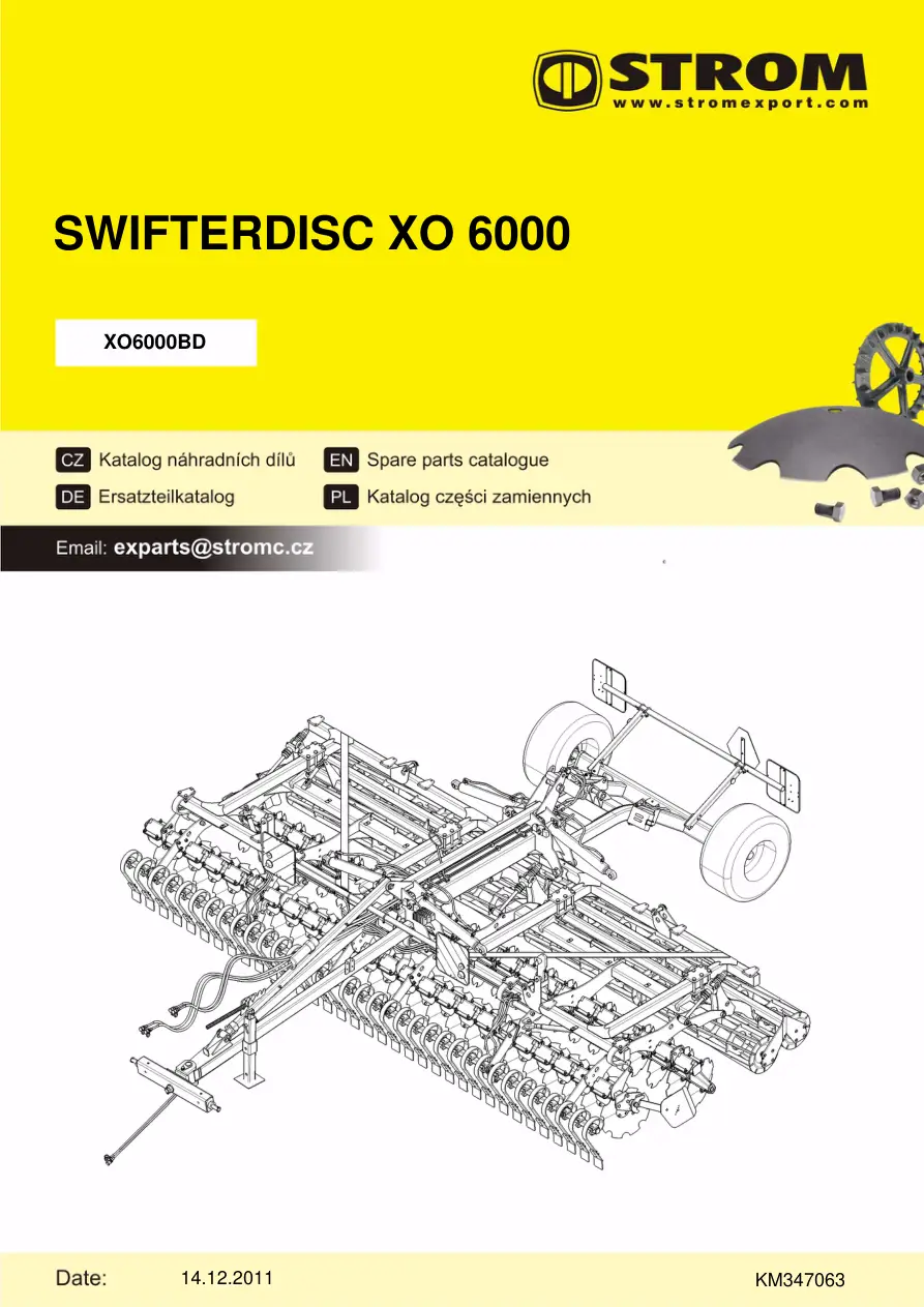 Strom Swifter Xo 6000 2011 Parts Manual