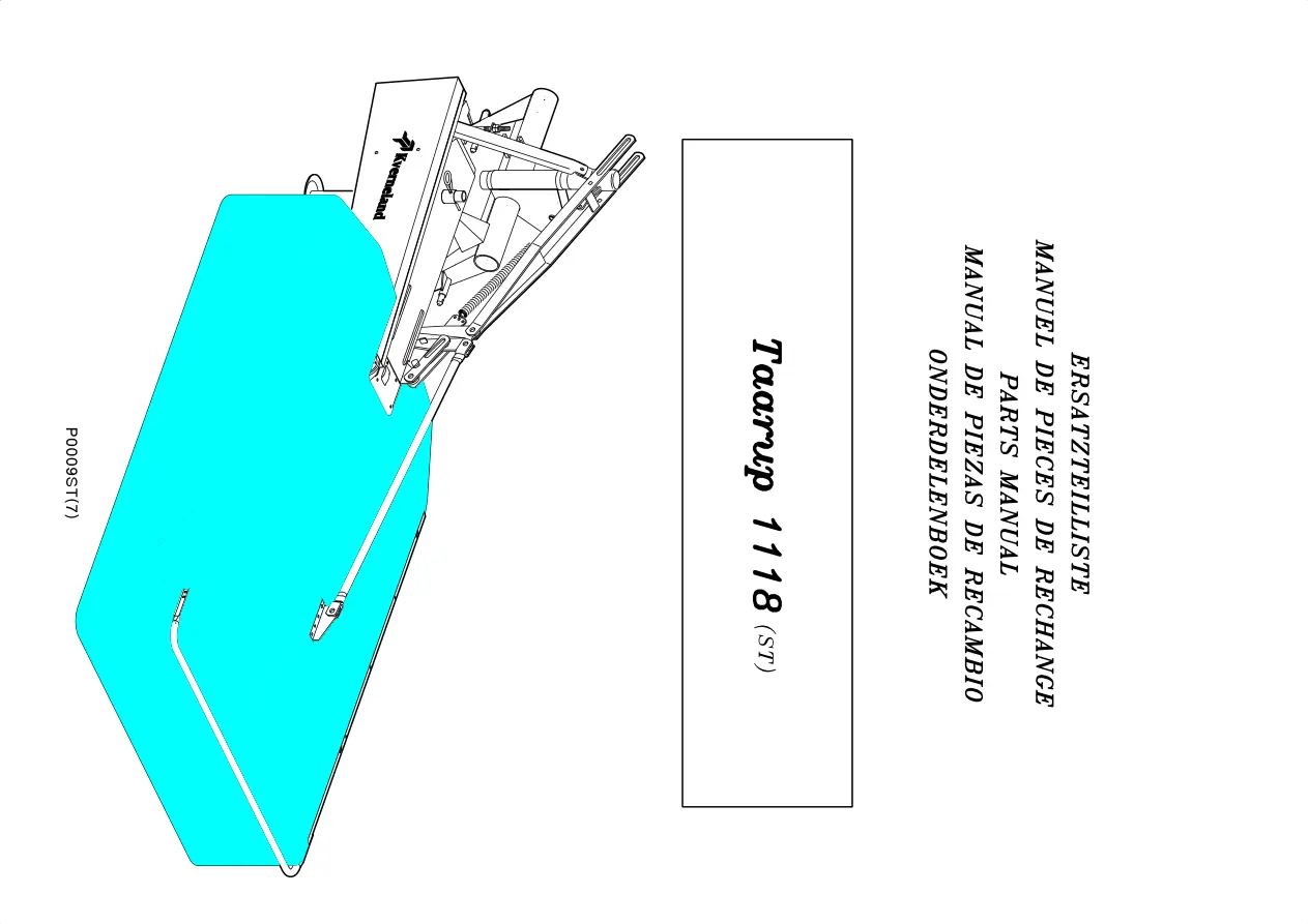 Taarup 1118 Mower Parts Manual